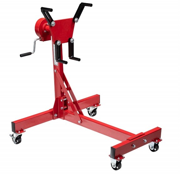 1,500 3/4 Ton Torin Big Red Steel Rotating Engine Stand with Foldable ...