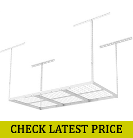FLEXIMOUNTS 3×6 Overhead Garage Storage Adjustable Ceiling Storage Rack