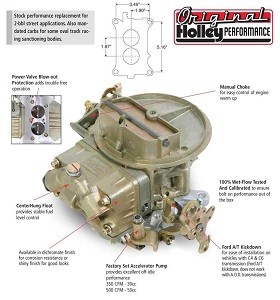 Holley 0-7448 Chevy 350 Carburetor