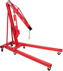 Dragway Tools 2 Ton Folding Hydraulic Engine Hoist