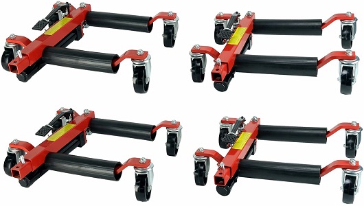 Dragway Tools (4) 12in. Hydraulic Car Dolly