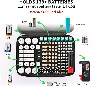 Keenstone Battery O rganizer Storage