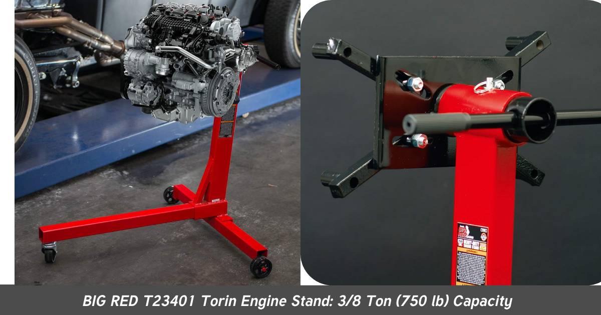 BIG RED T23401 Torin Engine Stand 38 Ton (750 lb) Capacity
