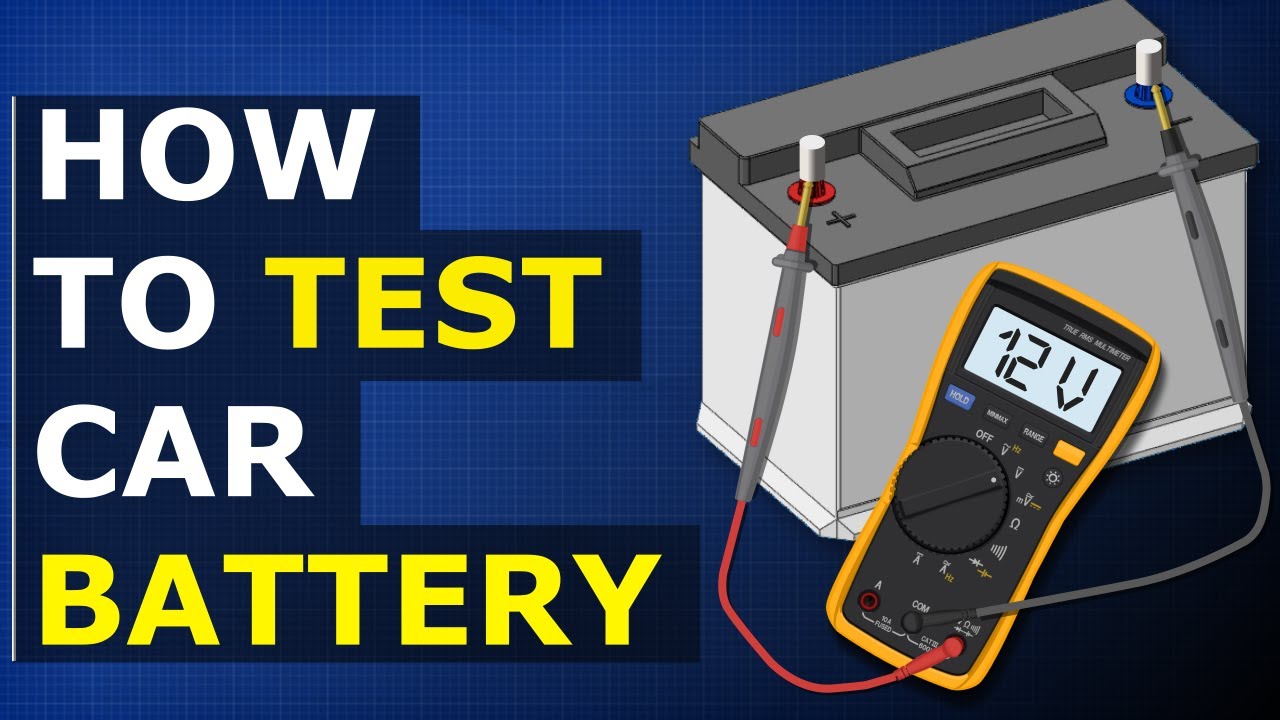 check a car battery with a multimeter