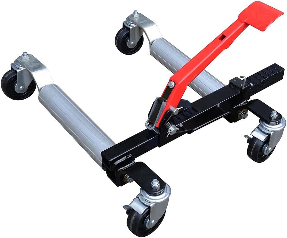 Sunex Tools 1500-Pound Hydraulic 4 Wheel Dolly