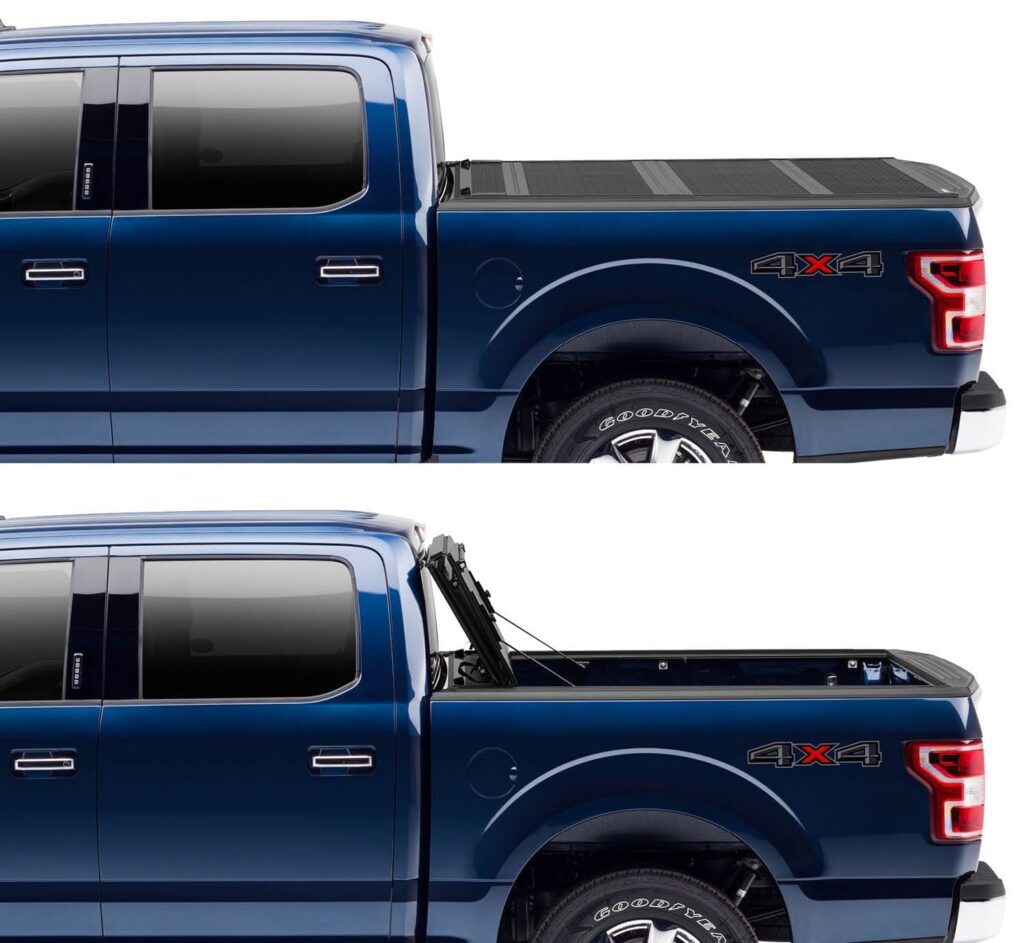 RealTruck BAK BAKFlip FiberMax 1126329 Hard Folding Truck Bed Tonneau Cover