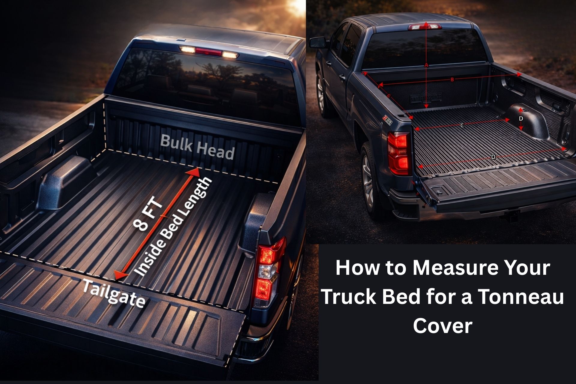 How to Measure Your Truck Bed for a Tonneau Cover