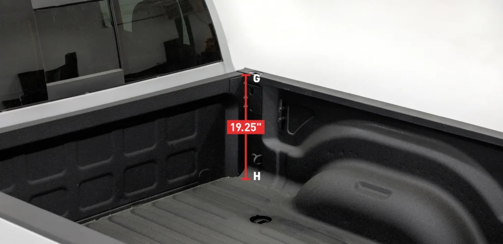 Measure the Truck Bed Depth