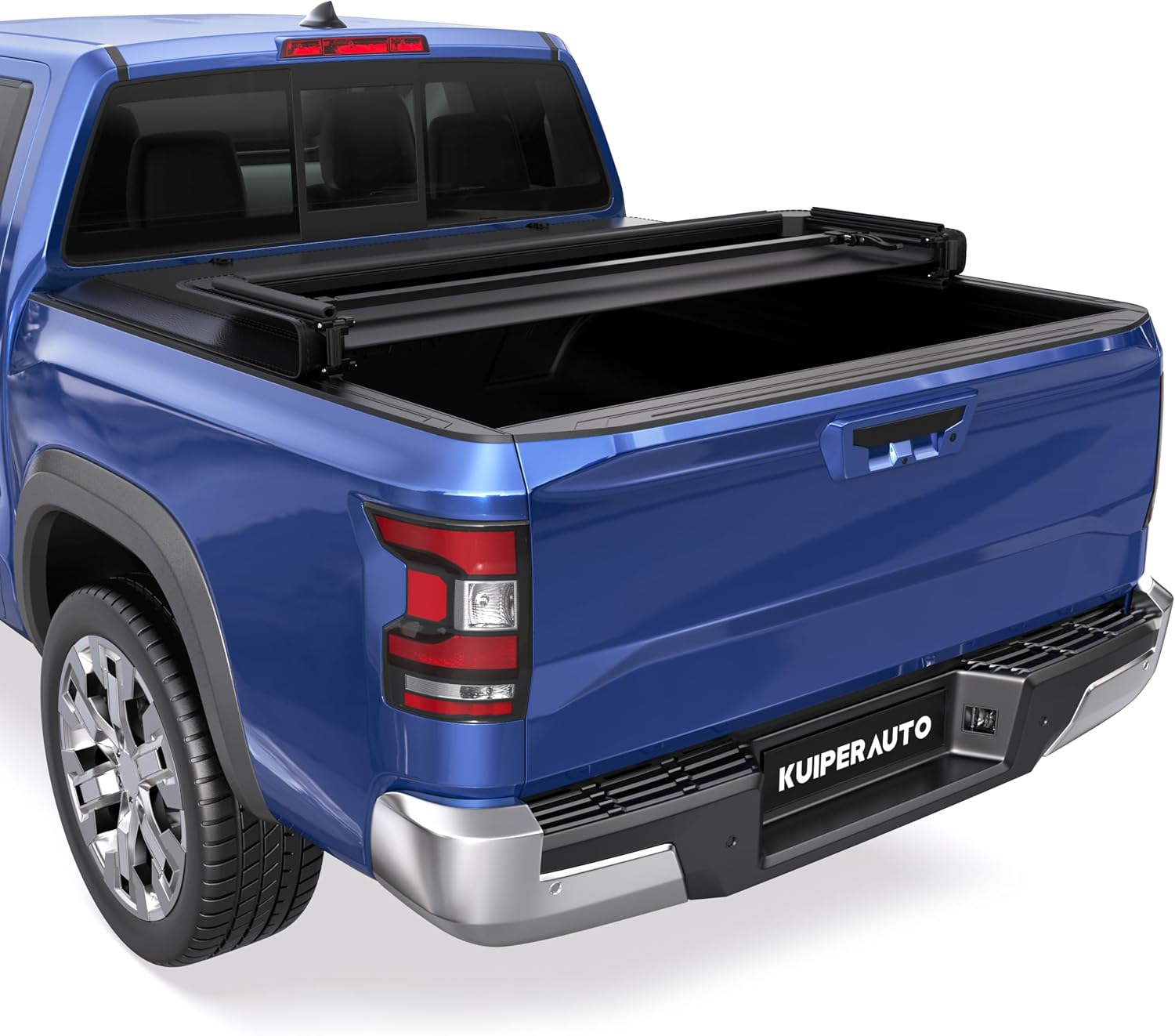 KUIPERAUTO Soft Tri-Fold Tonneau Cover for 2017 Nissan Frontier 6' Bed