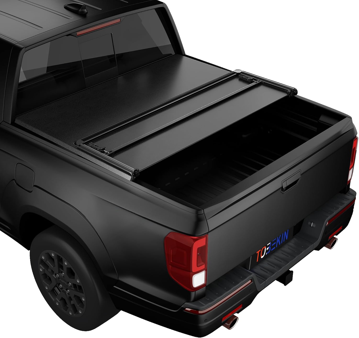 TOBEKIN Soft Tri-fold Truck Bed Tonneau Cover for 2017-2025 2026 Honda Ridgeline