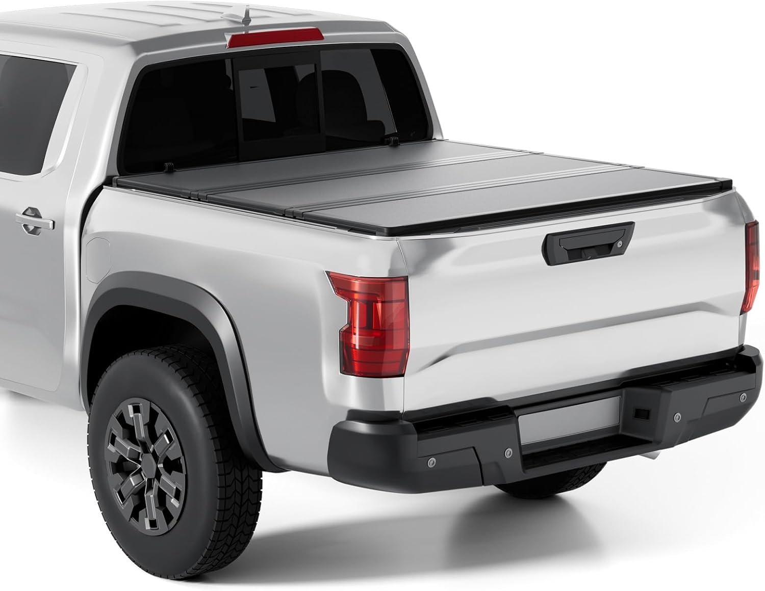Tono King Hard Folding Tonneau Cover for 2017 Nissan Frontier 5' Bed