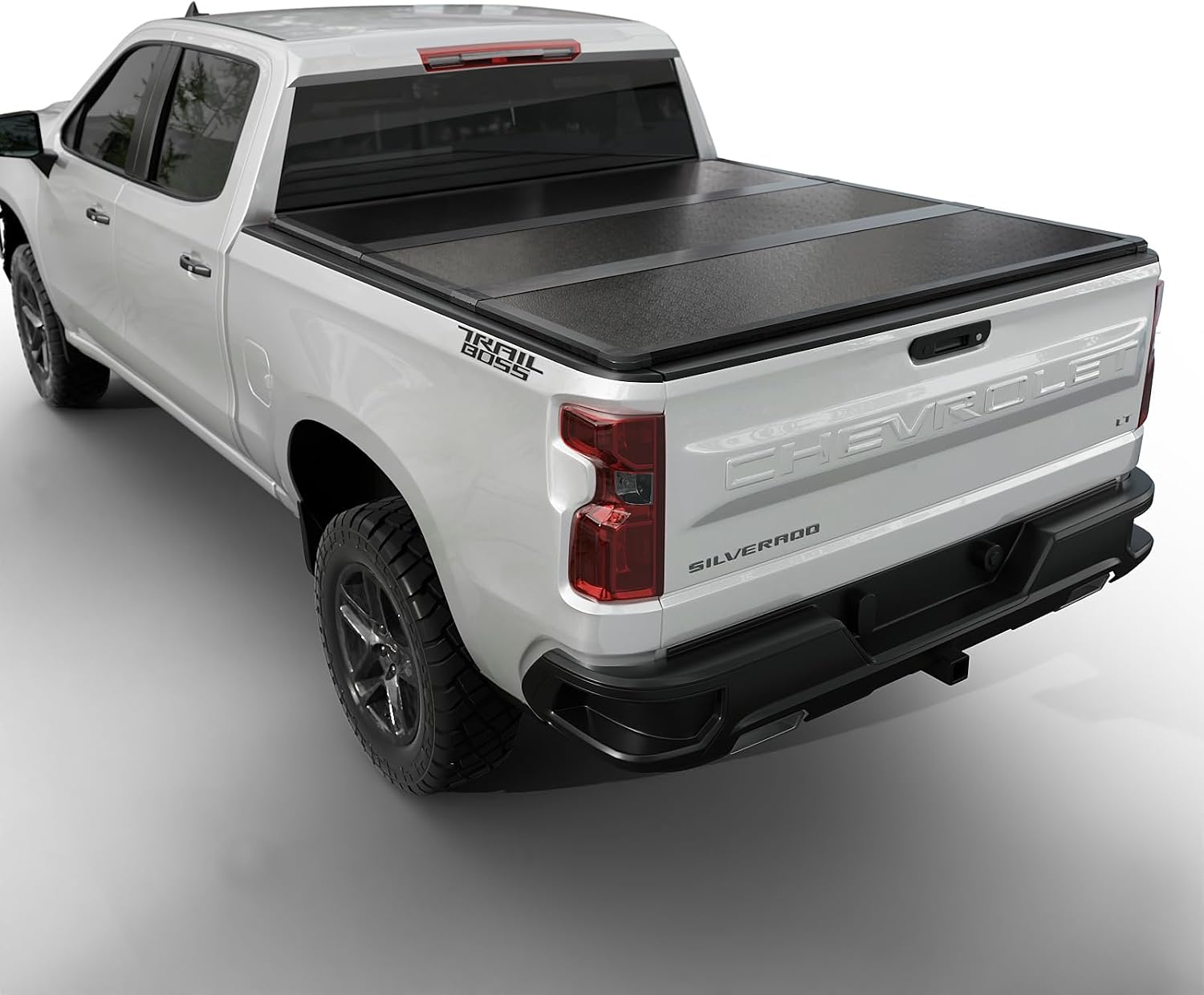 Toptiny Hard Folding Truck Bed Tonneau Cover GMC MultiPro Tailgate 6′ 7″ Bed (79.4″) | Fits 2007-2026