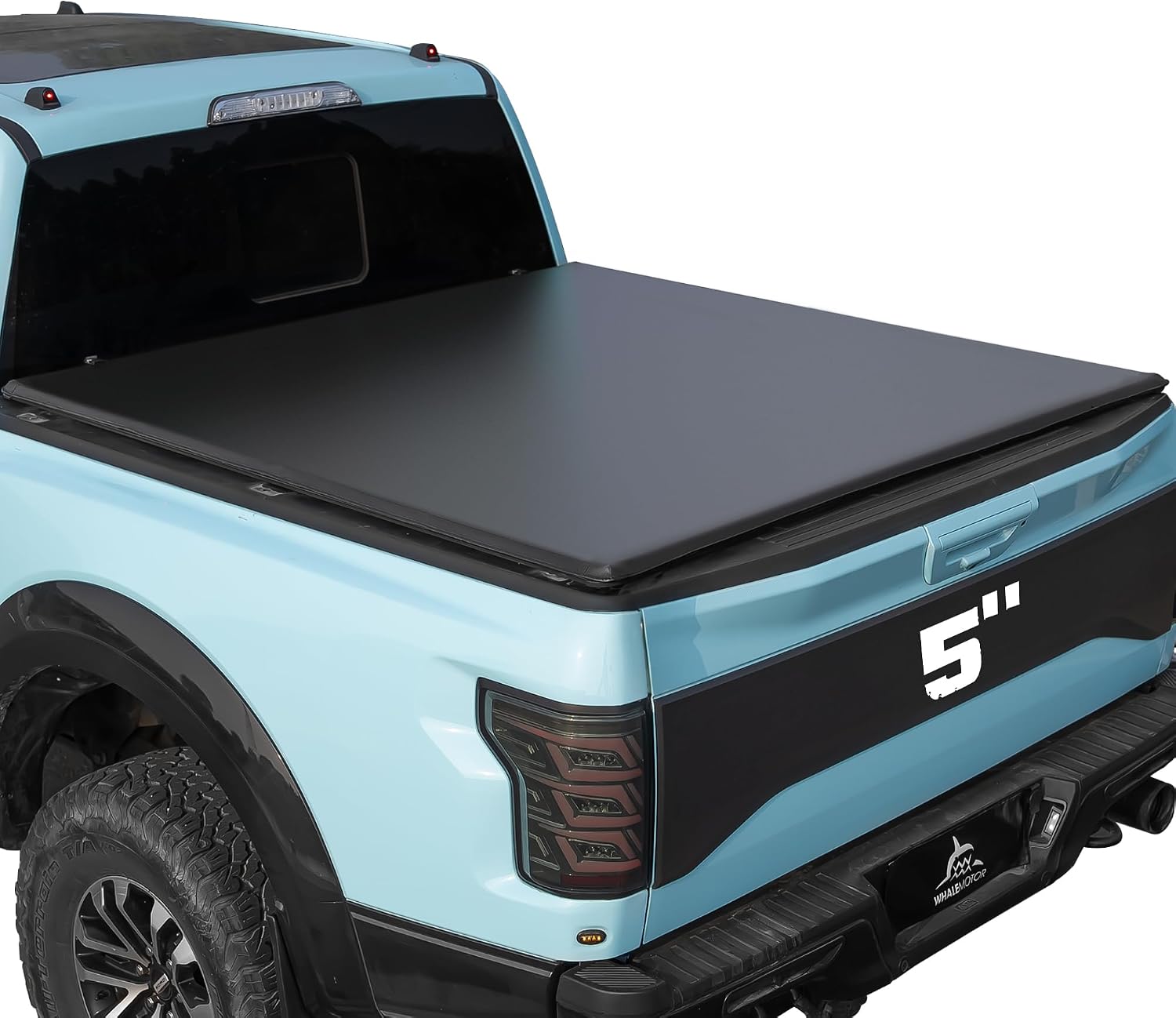 WHALEMOTOR Soft Roll-Up Tonneau Cover for 2017 Nissan Frontier 5' (60") Bed | Fits 2005–2026