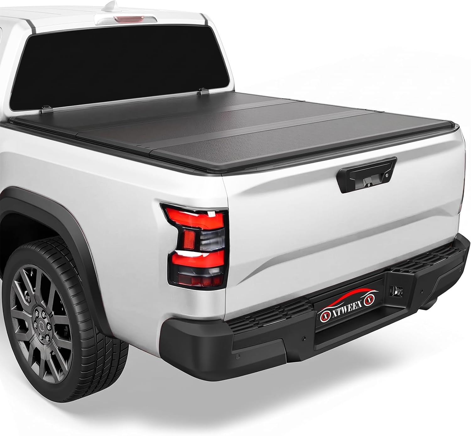 XTWEEX Hard Tri-Fold Tonneau Cover for 2017 Nissan Frontier 5' Bed